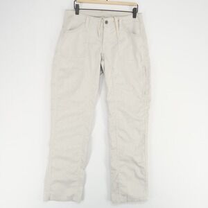 Kuhl Cabo Pants Womens 8 Reg Gray Heather Linen Blend Hiking Lightweight
